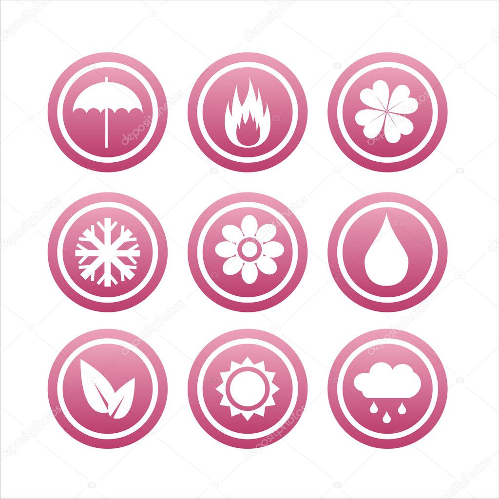 Pink nature signs