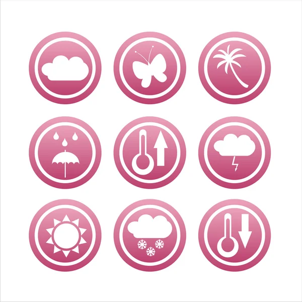 Señales de naturaleza rosa — Archivo Imágenes Vectoriales