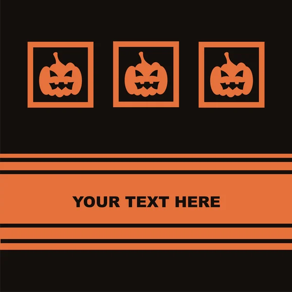 Halloween-kort — Stock vektor