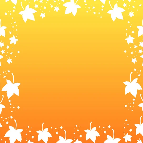 Orange fond d'automne — Image vectorielle