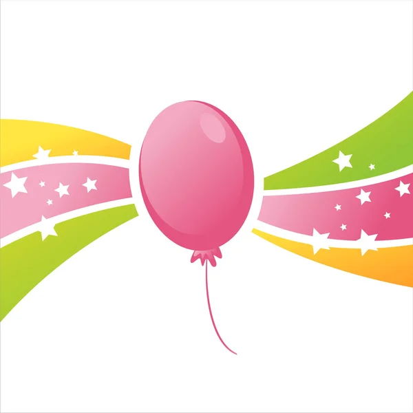 День рождения воздушного шара — стоковый вектор