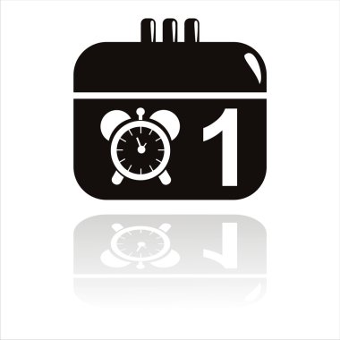 School calendar icon clipart