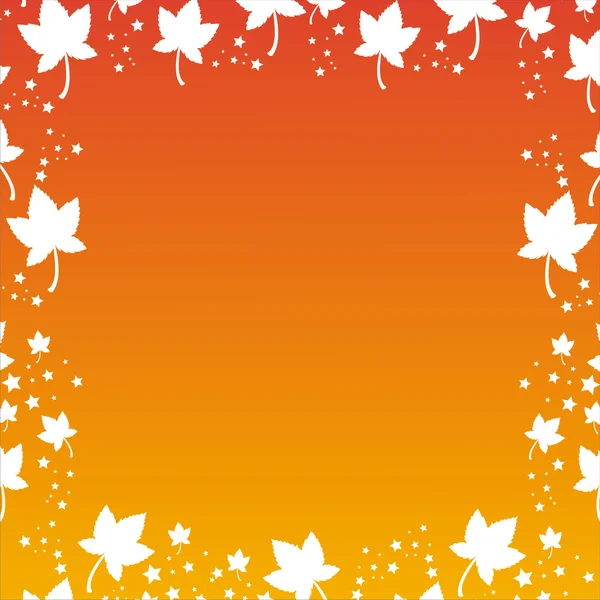 stock vector Red autumn background