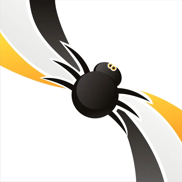Halloween fond d'araignée — Image vectorielle