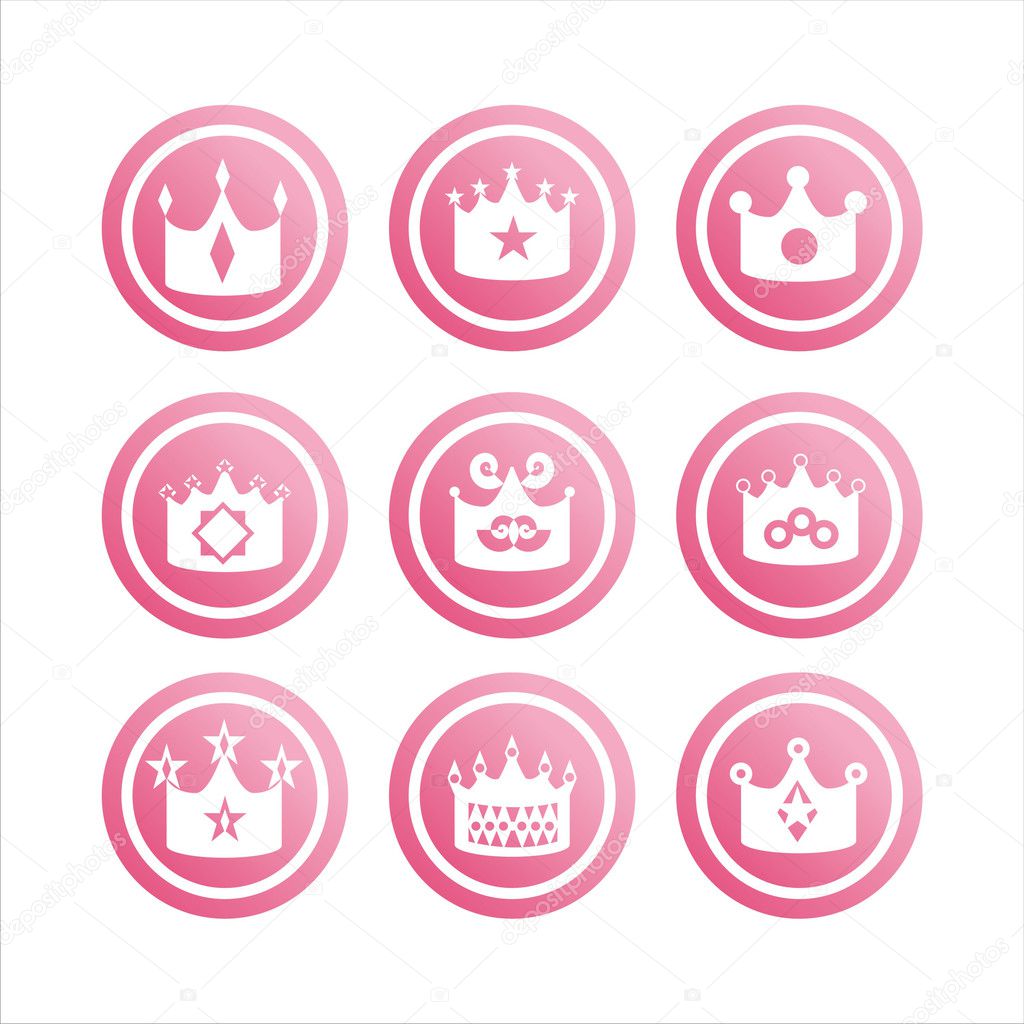 Pink crown signs