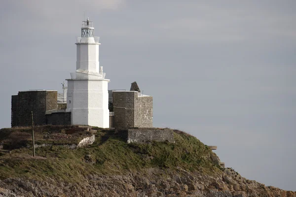 Un phare à Swansea West Wales — Photo