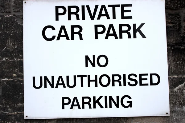 Ніяких ознак паркування — стокове фото