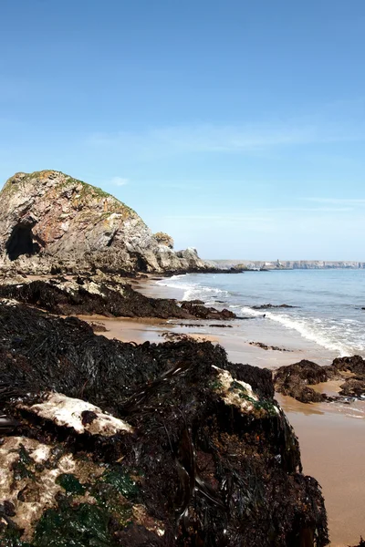 Pequena praia em Pembrokeshire — Fotografia de Stock