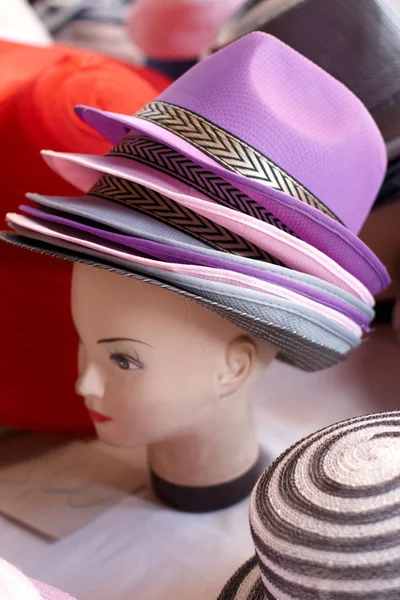 Dámské klobouky — Stock fotografie