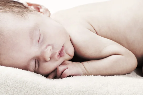 Спить дитина — стокове фото