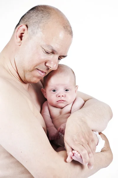 Papa und Baby — Stockfoto