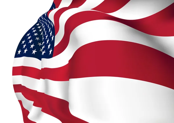 Verenigde Staten van Amerika vector vlag — Stockvector