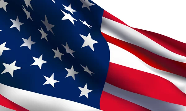 Флаг США VECTOR — стоковый вектор