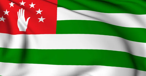 Flagge von Abchasien — Stockfoto