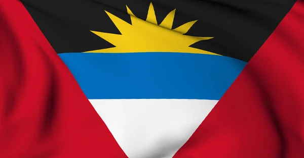 Bandeira de Antígua e Barbuda — Fotografia de Stock