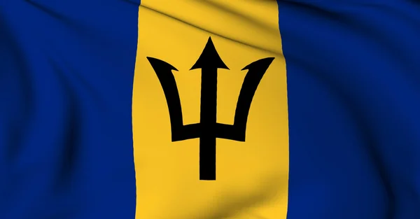 Vlag van barbados — Stockfoto
