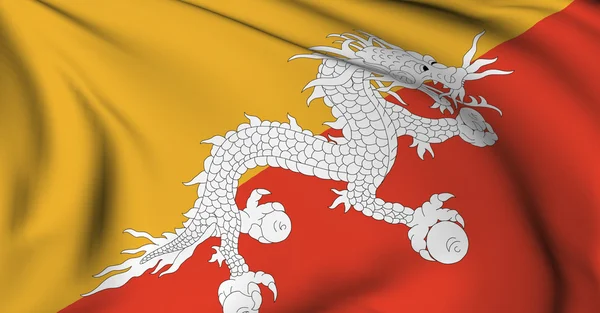 Flag of Bhutan — Stock Photo, Image