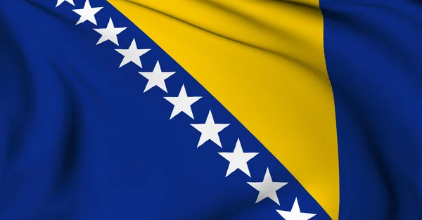 Bandera de Bosnia y Herzegovina —  Fotos de Stock