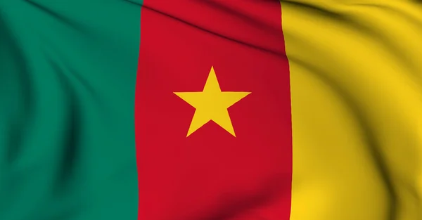 Flagga Kamerun — Stockfoto