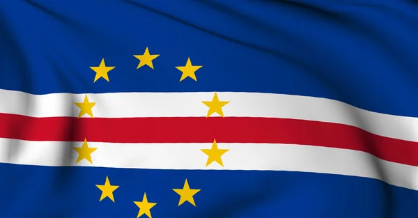 Kap Verden lippu — kuvapankkivalokuva