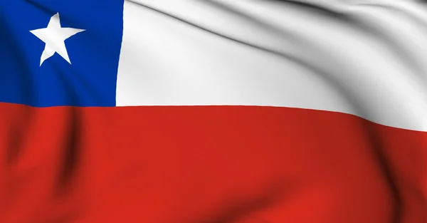 Chiles flagga — Stockfoto