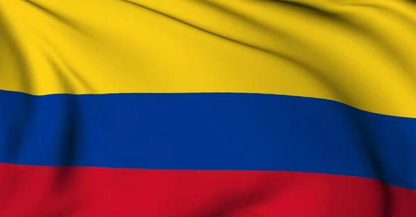 Прапор Колумбії — стокове фото
