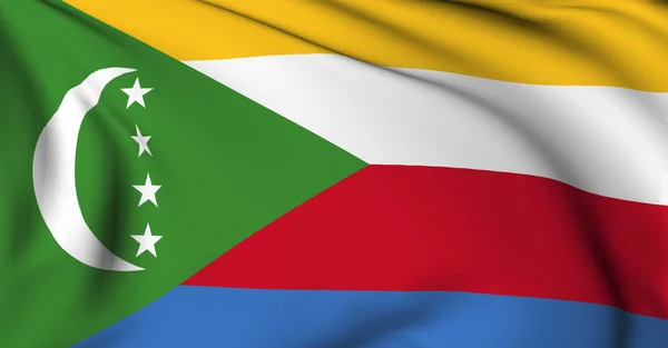 Flag of Comoras — Stock Photo, Image