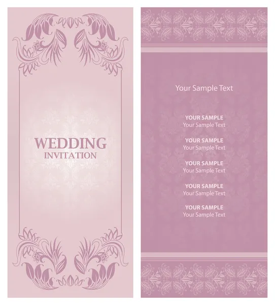 Wedding invitation background — Stock Vector