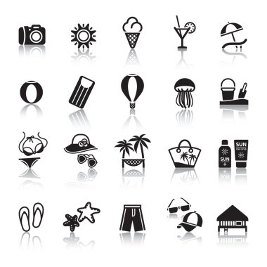 Signs. Tourism. Travel. Sports. Second set. clipart