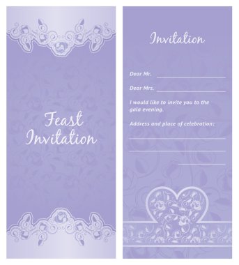 Feast-invitation, background clipart
