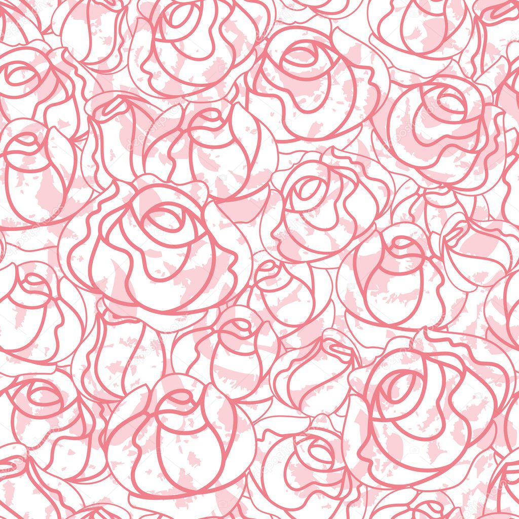 Seamless roses pattern, backdrop