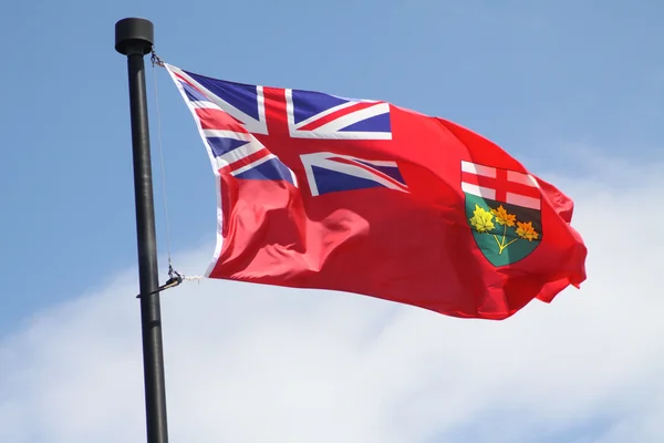 stock image Ontario Provincial Flag