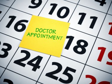 Doctor appoinment clipart