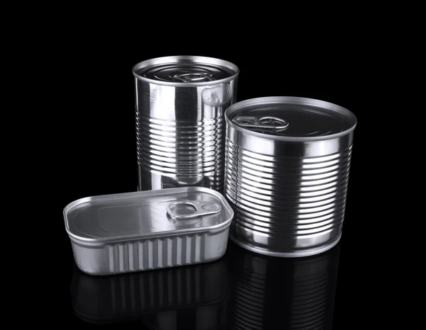 Tin cans — Zdjęcie stockowe