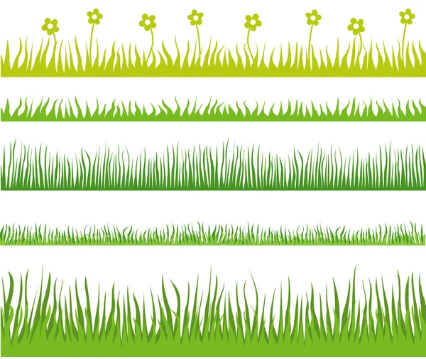 Grass. Horisontal seamless — Stock Vector