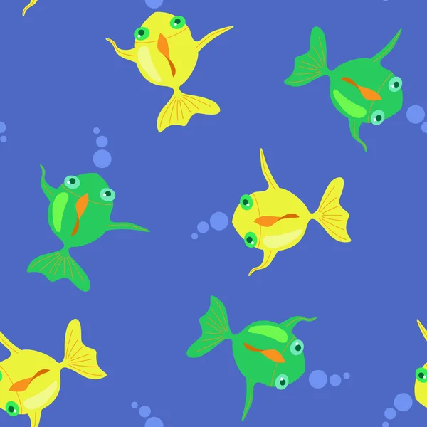Ryby bezešvé — Stockový vektor