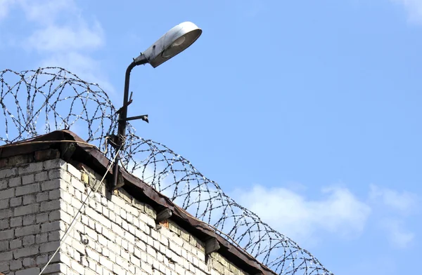 Muro della prigione — Foto Stock