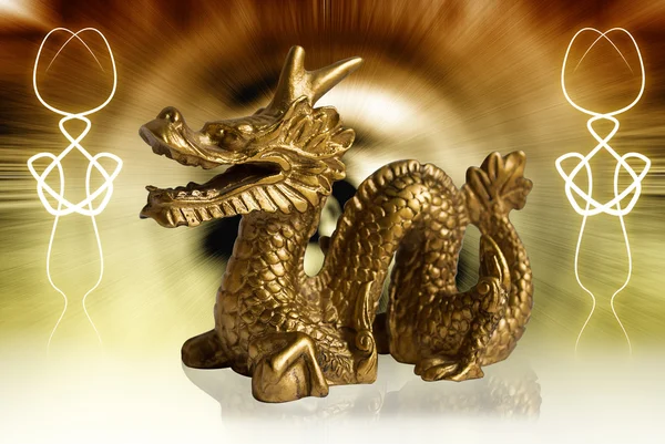 Dragon background — Stock Photo, Image