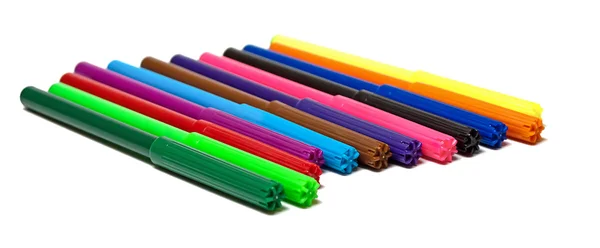 Marcadores coloridos — Fotografia de Stock