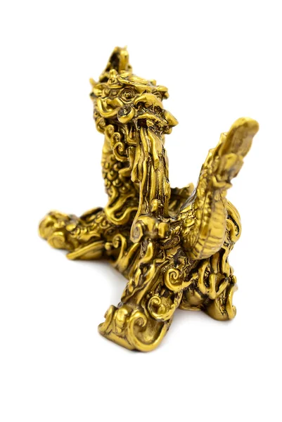 Zlatý drak. — Stock fotografie