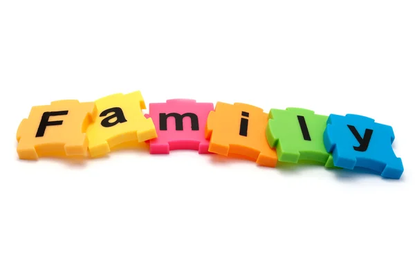 Family puzzle. — Stock Photo, Image