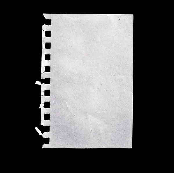 Uma folha de papel — Fotografia de Stock
