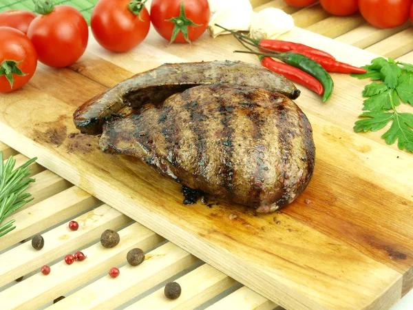 Färsk stekt kött — Stockfoto