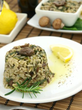 Ispanaklı risotto