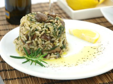 Ispanaklı risotto