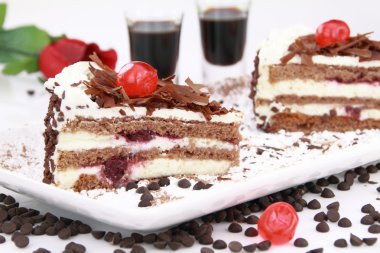 Black forest cake clipart