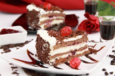 Black forest cake clipart