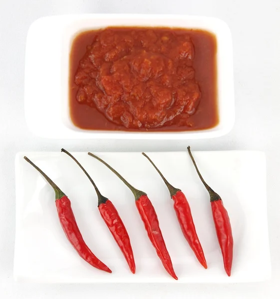 Chili saus — Stockfoto
