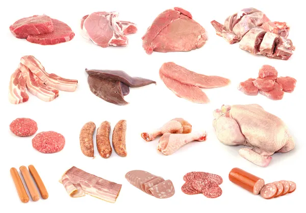 Recolha de carne — Fotografia de Stock