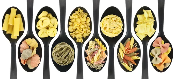 Misc rå pasta — Stockfoto